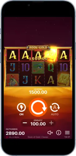 Book of Gold Classic großer Gewinn mit Wild Symbolen