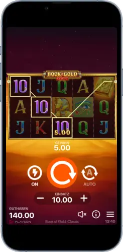 Book of Gold Classic Freispiele und Expanding Symbol Anzeige